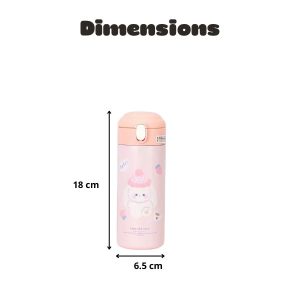 gourde isotherme animaux kawaii 380 ml dimensions